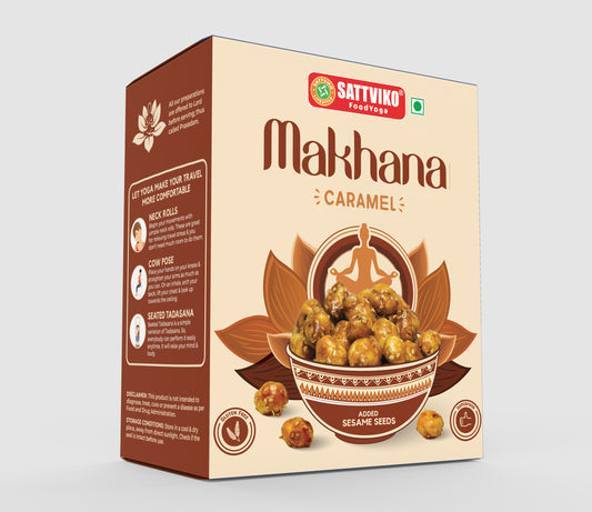 Sattviko FoodYoga Caramel Makhana